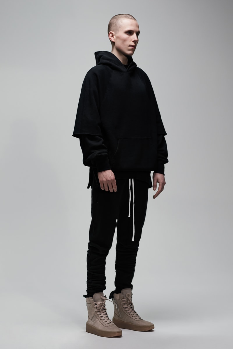 F.O.G. Essentials PacSun 2017 Spring Summer Hoodie Joggers Black