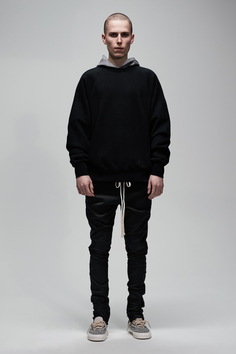 F.O.G. Essentials PacSun 2017 Spring Summer Crewneck Joggers Black