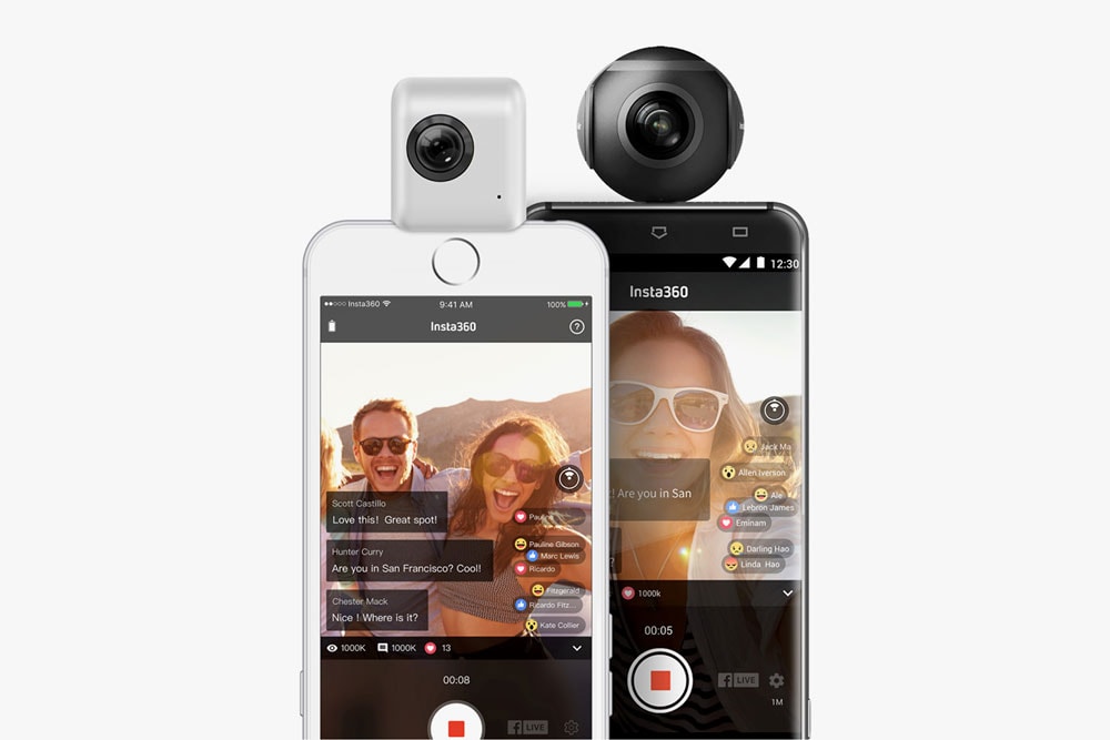 Facebook 360-Degree Livestreaming On Phone With Camera