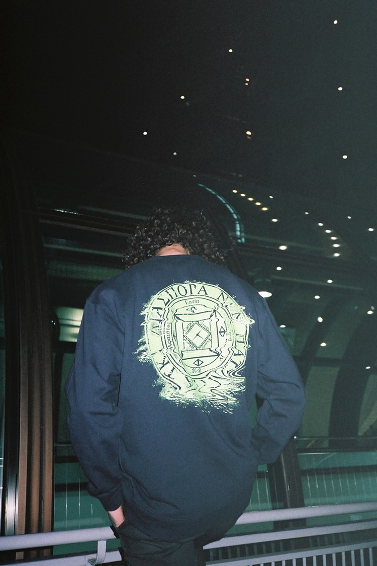 Fathom X Diaspora Skateboards Black Sweatshirt Back