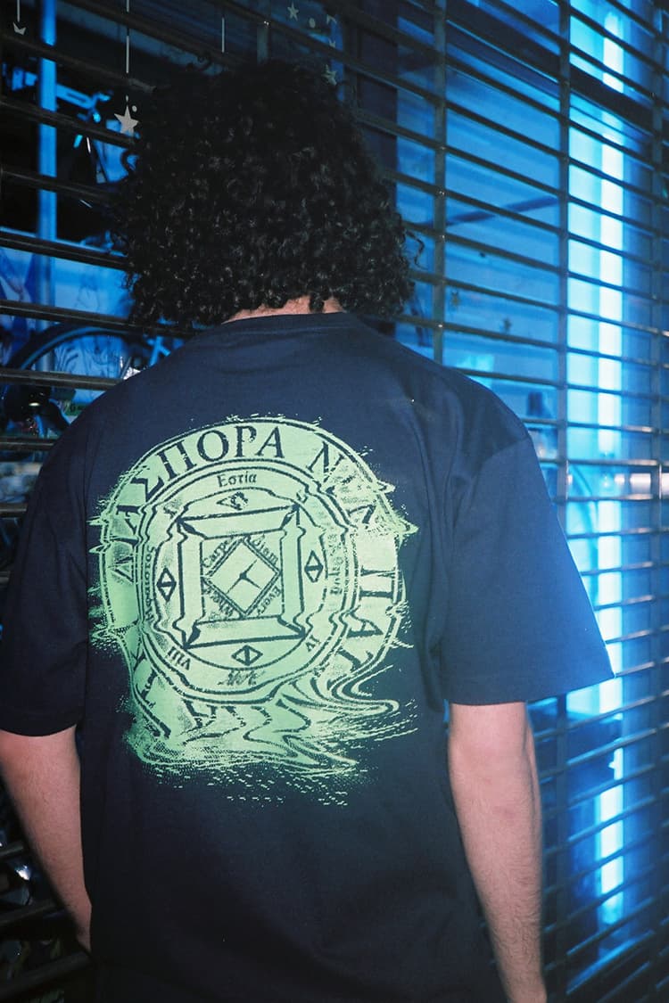 Fathom X Diaspora Skateboards Black T-Shirt Back