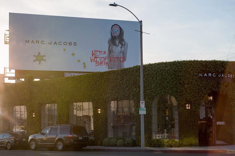 Frances Bean Cobain Tags Her Own Marc Jacobs Billboard in Los Angeles