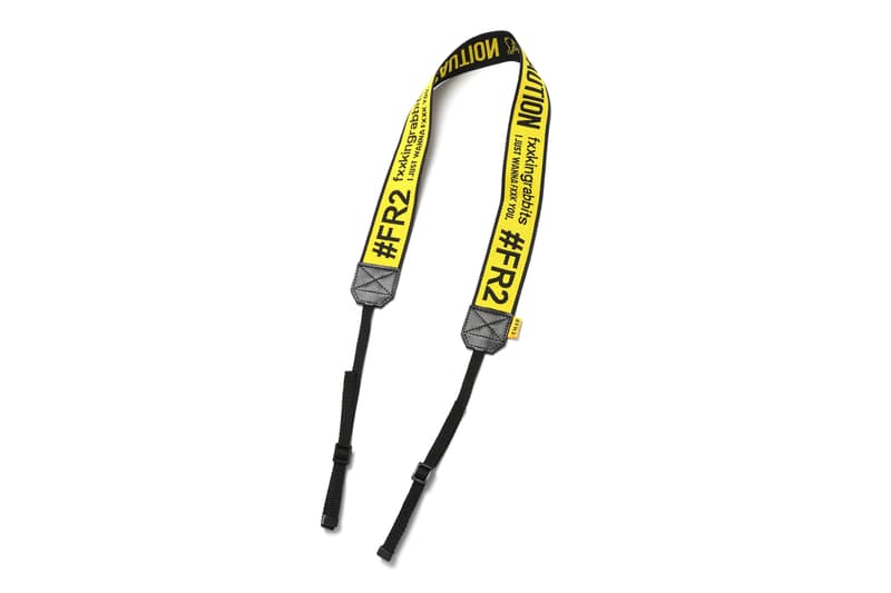 Fxxking Rabbits Caution Yellow Camera Strap Ryo Ishikawa Vanquish