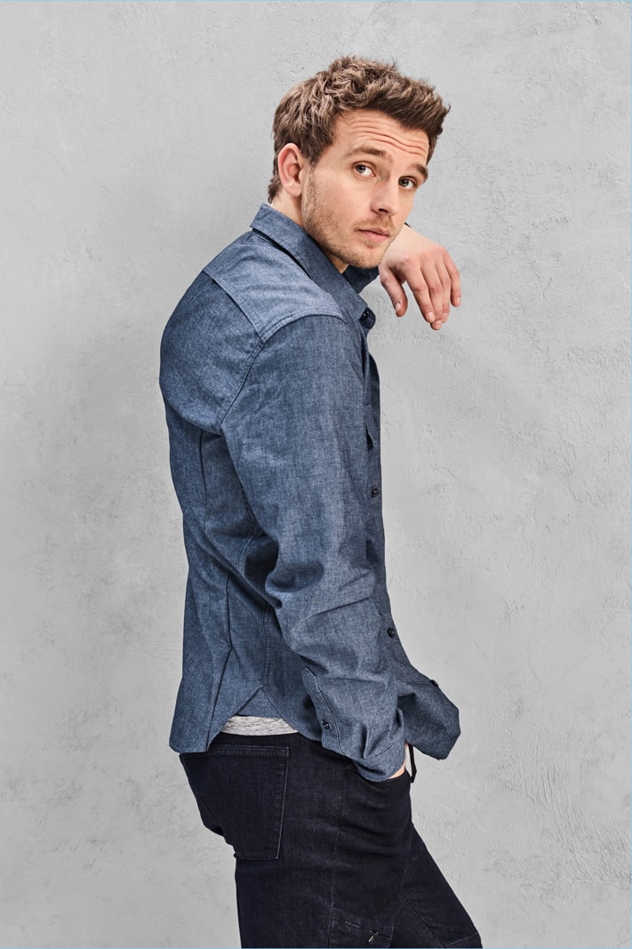 GAP Technical Denim Jeans Jacket Shirt