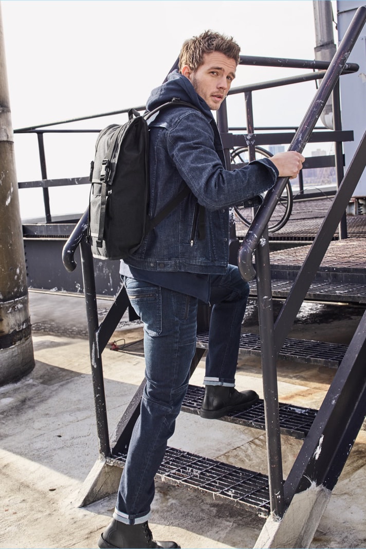 GAP Technical Denim Jeans Jacket Shirt
