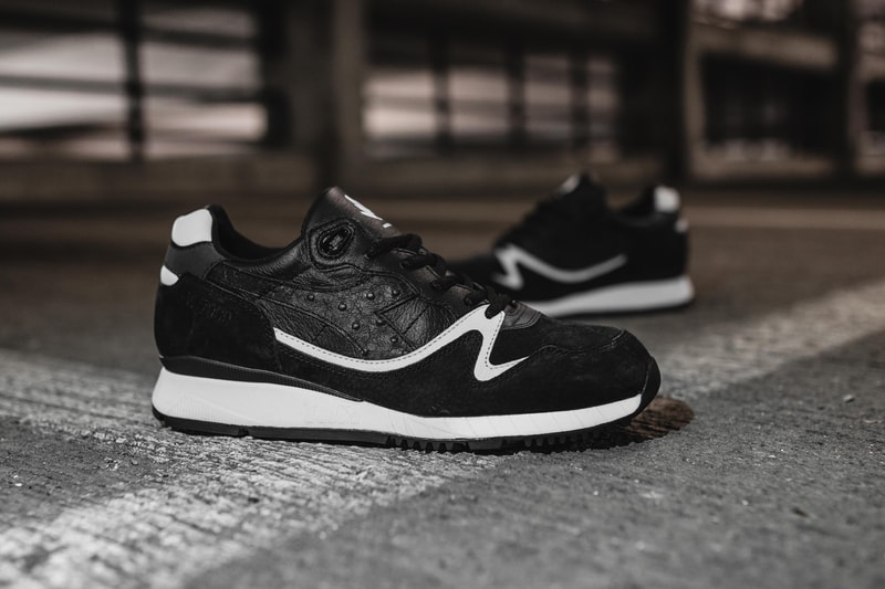 Hanon x Diadora V7000 Midnight Express Saturday Special Black