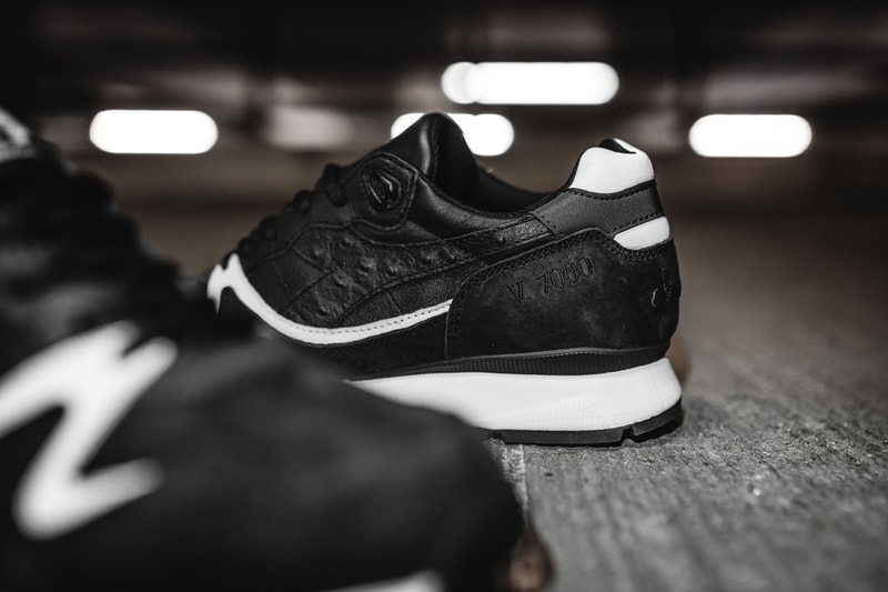 Hanon x Diadora V7000 Midnight Express Saturday Special Black