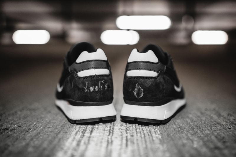 Hanon x Diadora V7000 Midnight Express Saturday Special Black