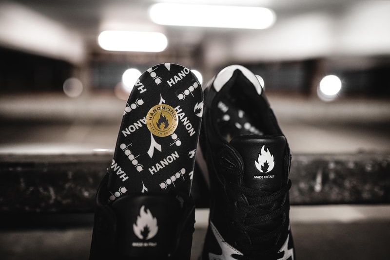 Hanon x Diadora V7000 Midnight Express Saturday Special Black