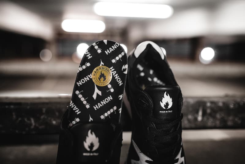 Hanon x Diadora V7000 Midnight Express Saturday Special Black