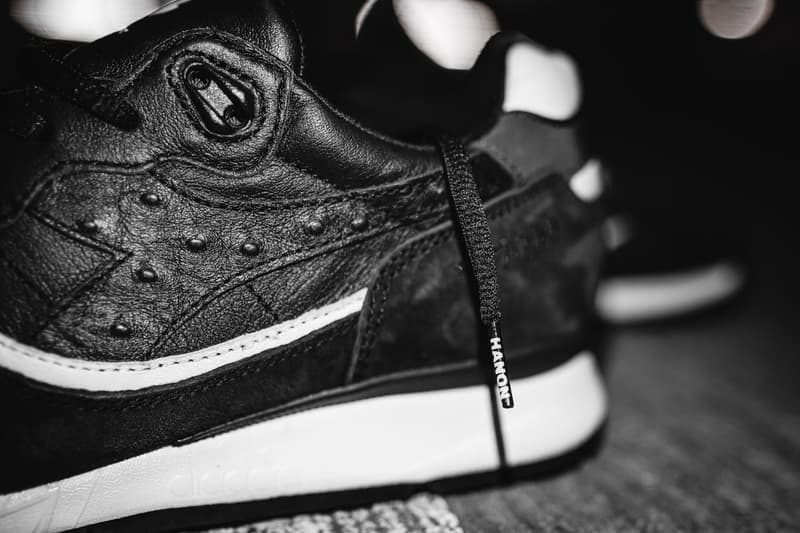 Hanon x Diadora V7000 Midnight Express Saturday Special Black