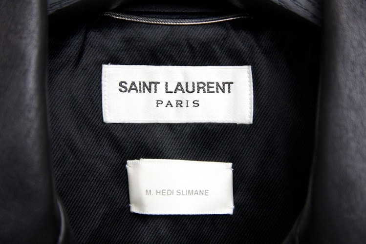 Hedi Slimane's Personal Saint Laurent Leather Jacket Surfaces on Grailed