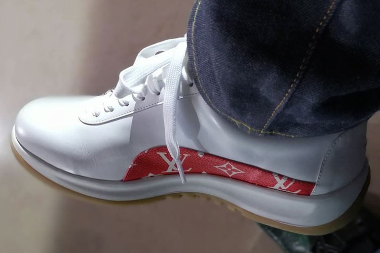 Hiroshi Fujiwara Gives Us First Look at the Supreme x Louis Vuitton Sneakers