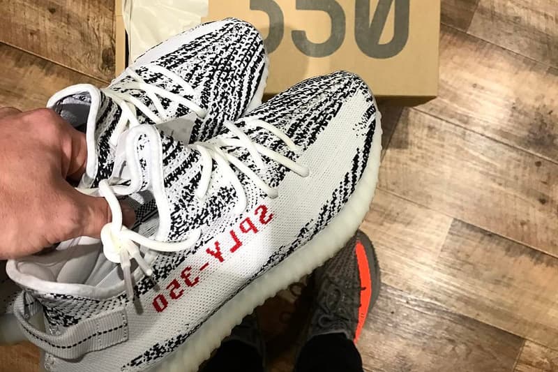 HYPEFEET adidas YEEZY BOOST 350 V2 Zebra