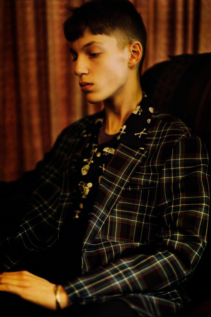 Hysteric Glamour 2017 'GRIND' Magazine Editorial Japanese Label Patterns Checks Jackets Punk Rock Inspired