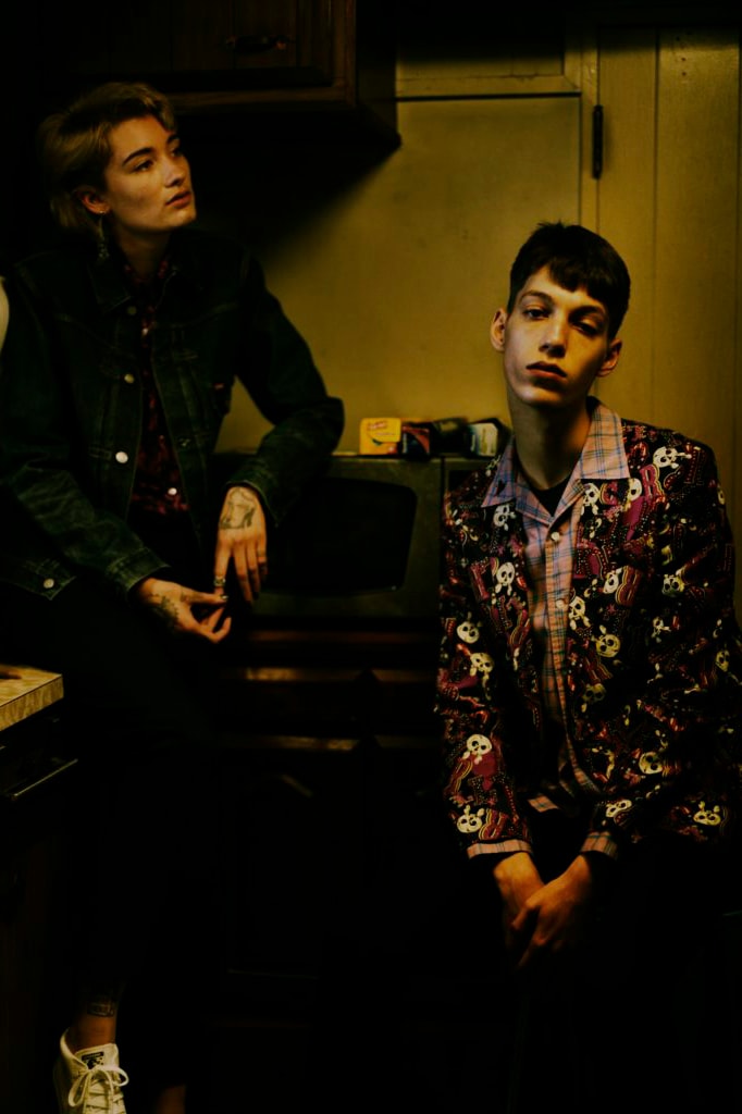 Hysteric Glamour 2017 'GRIND' Magazine Editorial Japanese Label Patterns Checks Jackets Punk Rock Inspired