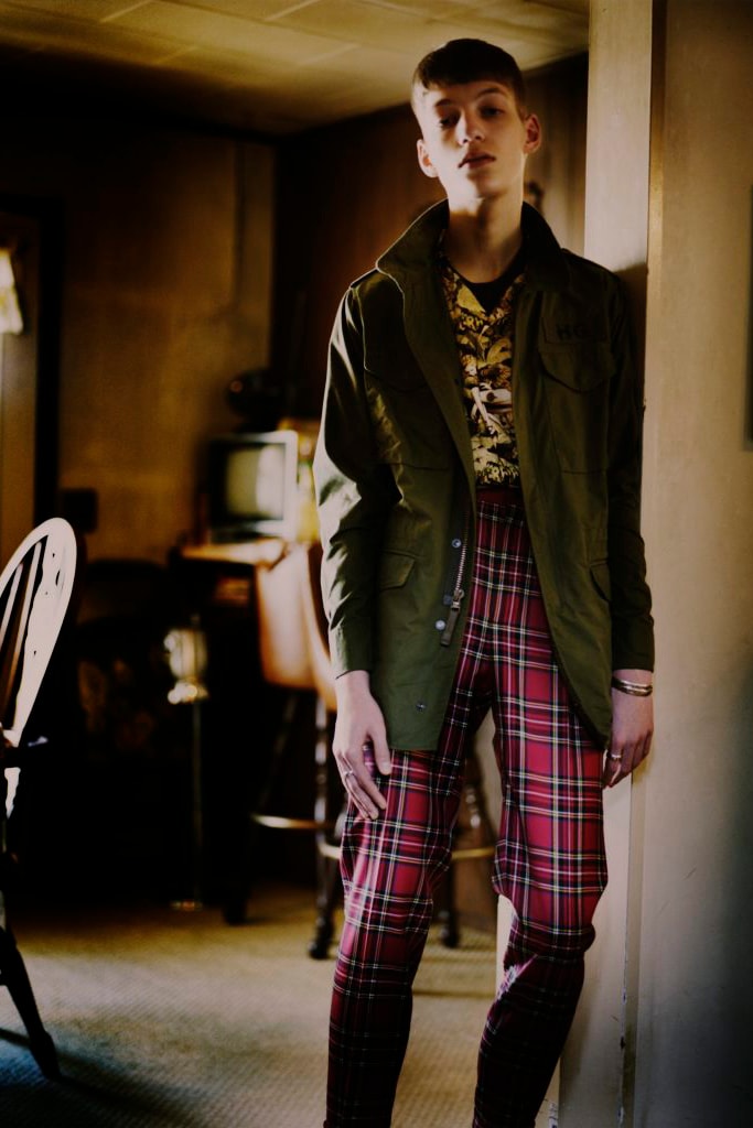 Hysteric Glamour 2017 'GRIND' Magazine Editorial Japanese Label Patterns Checks Jackets Punk Rock Inspired