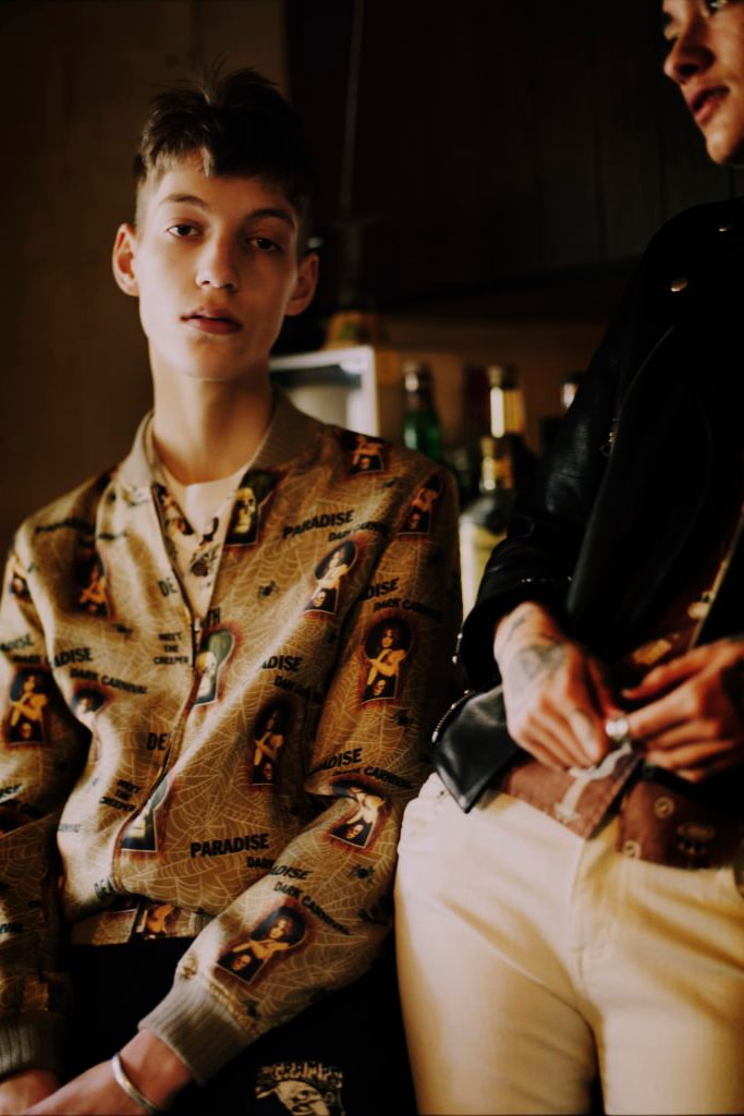 Hysteric Glamour 2017 'GRIND' Magazine Editorial Japanese Label Patterns Checks Jackets Punk Rock Inspired