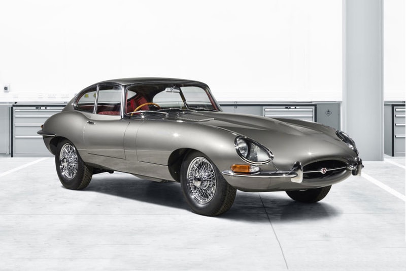 Jaguar Classic 1965 Series 1 E-Type Restored Opalescent Gunmetal Grey