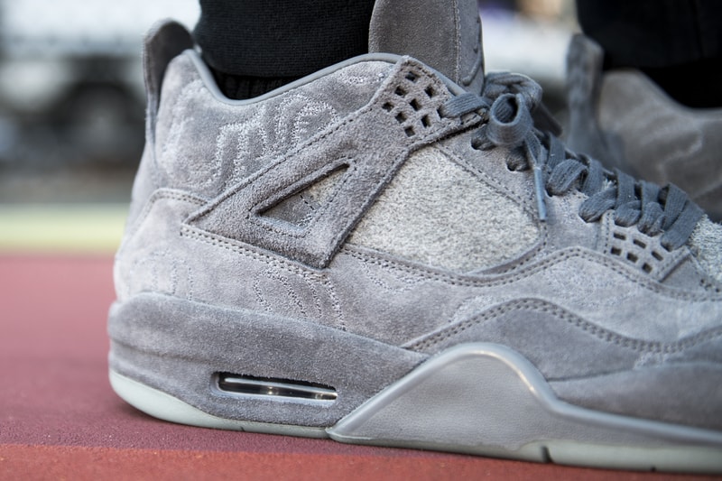 Air Jordan Retro 4 Kaws ' Cool Grey' Men's Shoes