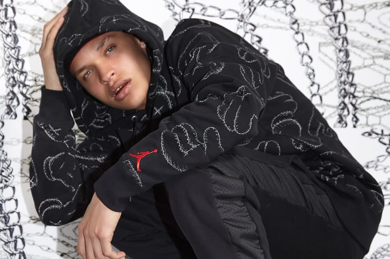 kaws x jordan hoodie