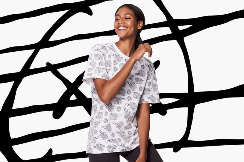 KAWS Peanuts Uniqlo UT Collection Charlie Brown Swirls T-Shirt White