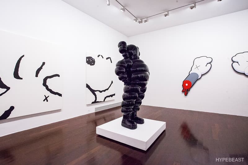 KAWS 'Where The End Starts' Exhibition Shanghai Michelin Man Black Snoopy