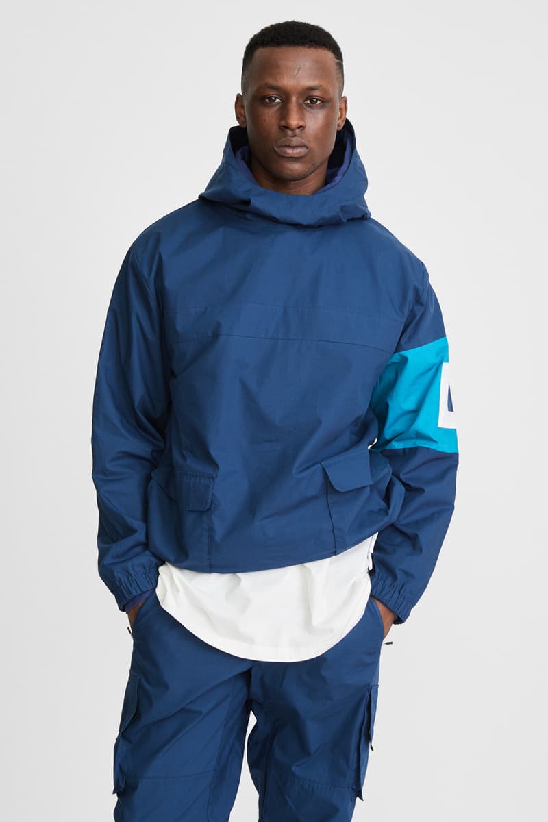 KITH x Aimé Leon Dore Mykonos Collaboration Navy Nammos Pullover Sailing Jacket Front