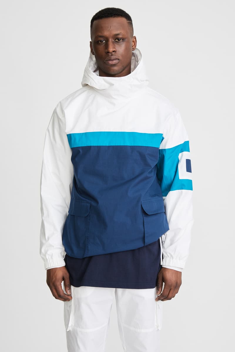 KITH x Aimé Leon Dore Mykonos Collaboration White Nammos Pullover Sailing Jacket Front