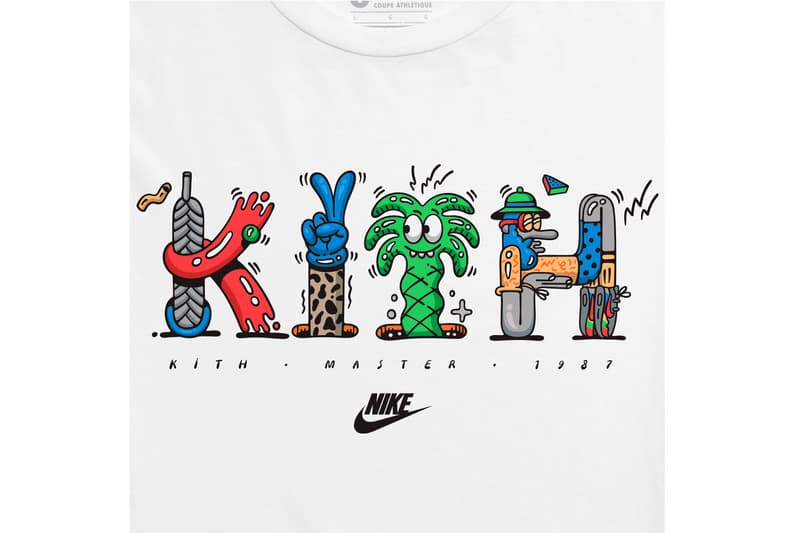 KITH Steven Harrington Nike 2017 Collaboration Graphic Print T-Shirt Air Max 1 Master