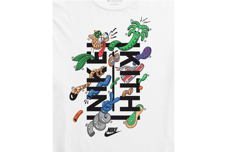 KITH Steven Harrington Nike 2017 Collaboration Graphic Print T-Shirt Air Max 1 Master