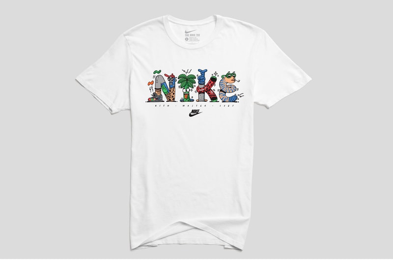 KITH Steven Harrington Nike 2017 Collaboration Graphic Print T-Shirt Air Max 1 Master