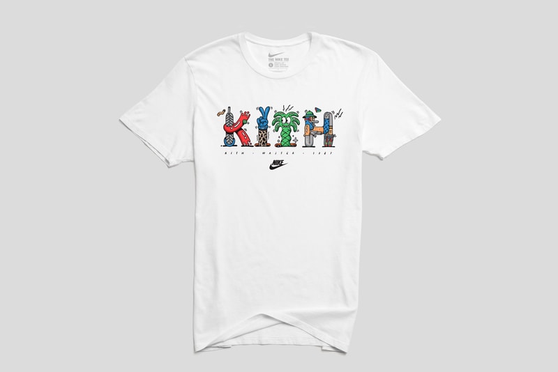 KITH Steven Harrington Nike 2017 Collaboration Graphic Print T-Shirt Air Max 1 Master