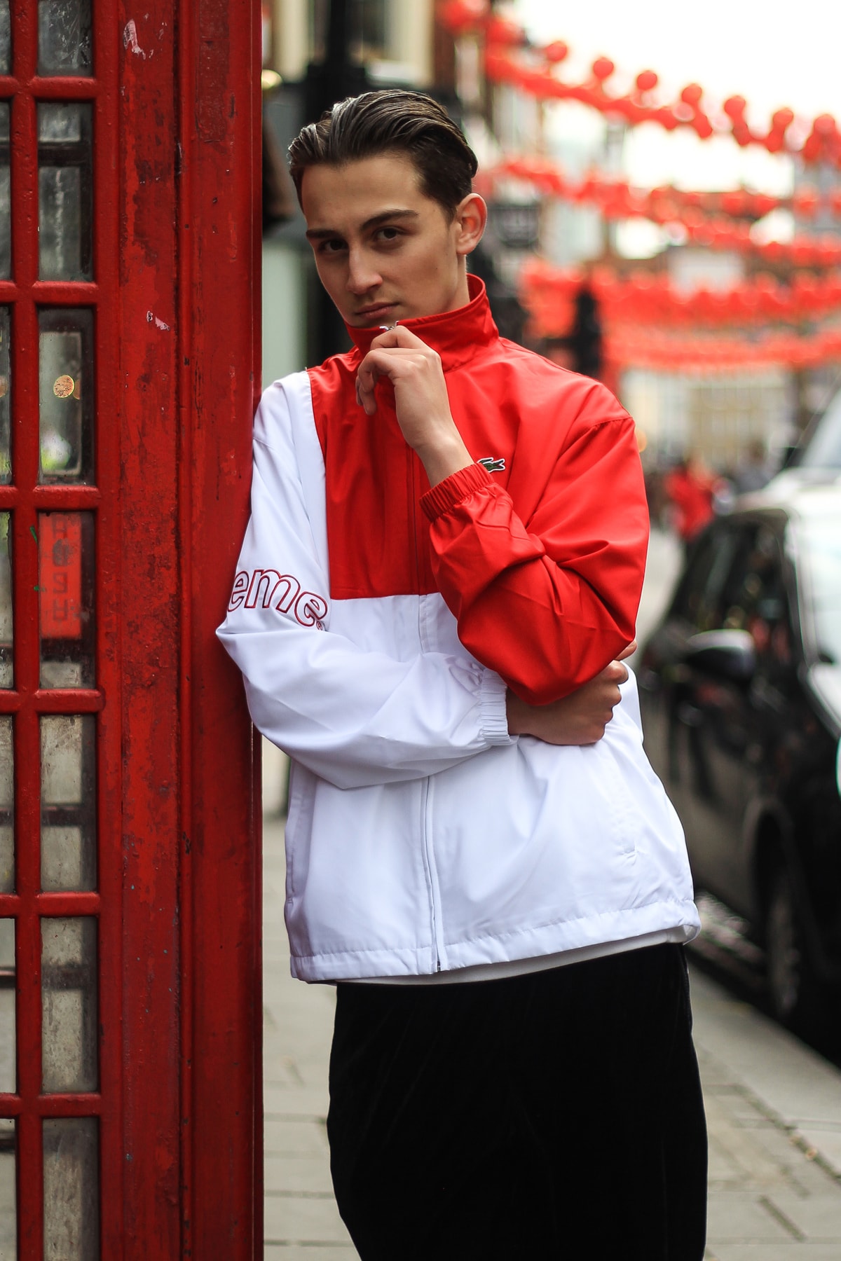 Lacoste x Supreme Red Jacket