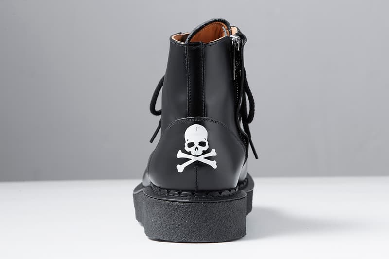 mastermind JAPAN x George Cox Creeper Boot Black Colorway