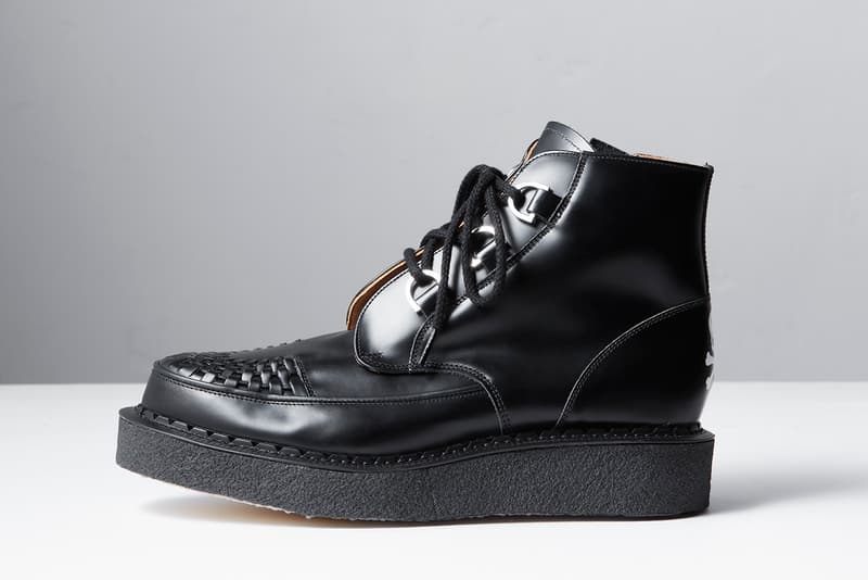 mastermind JAPAN x George Cox Creeper Boot Black Colorway