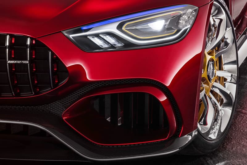 Mercedes-AMG Four-Door GT Concept Unveiled Geneva Motor Show Hybrid