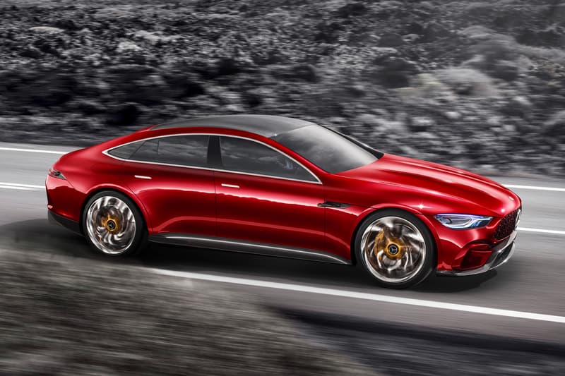 Mercedes-AMG Four-Door GT Concept Unveiled Geneva Motor Show Hybrid