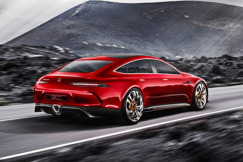 Mercedes-AMG Four-Door GT Concept Unveiled Geneva Motor Show Hybrid