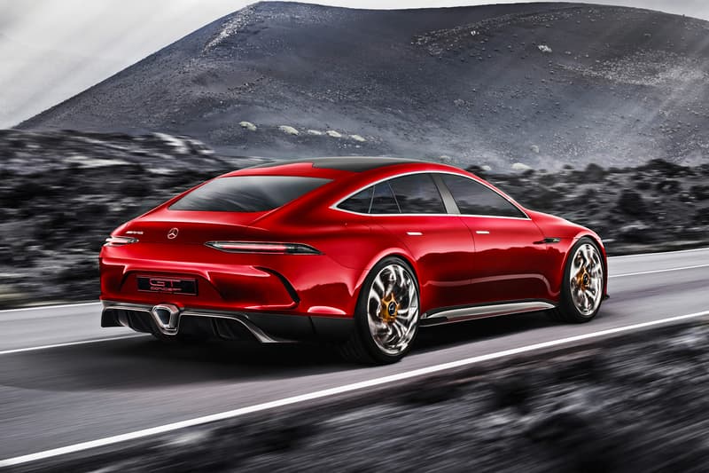 Mercedes-AMG Four-Door GT Concept Unveiled Geneva Motor Show Hybrid