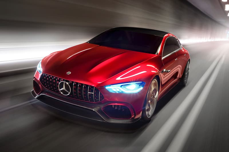 Mercedes-AMG Four-Door GT Concept Unveiled Geneva Motor Show Hybrid