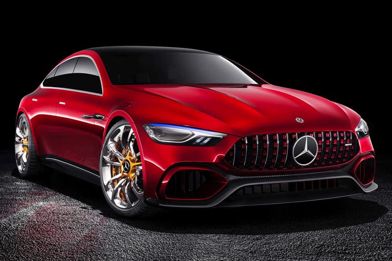 Mercedes-AMG Four-Door GT Concept Unveiled Geneva Motor Show Hybrid