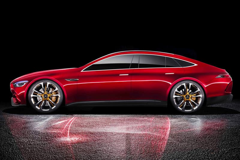 Mercedes-AMG Four-Door GT Concept Unveiled Geneva Motor Show Hybrid