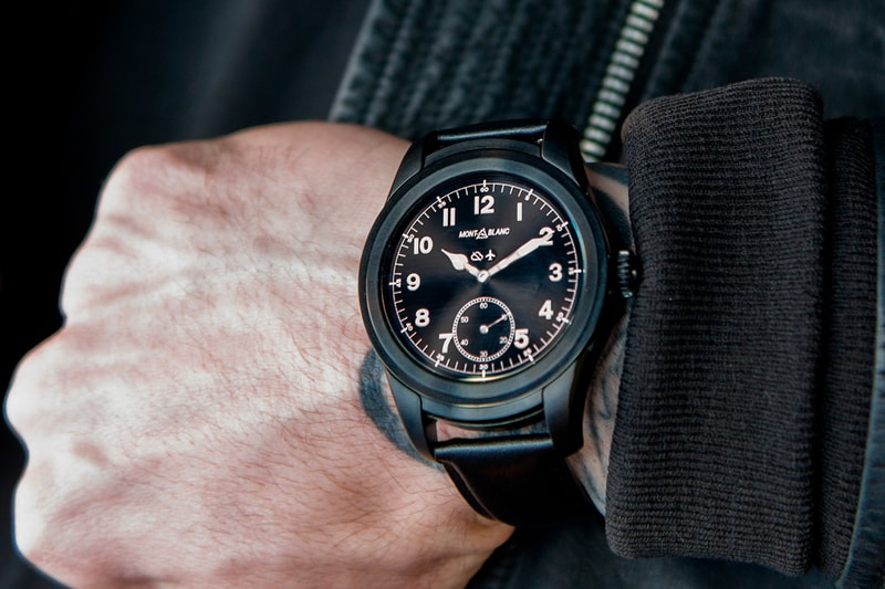 montblanc summit smart watch pvd coated stainless steel