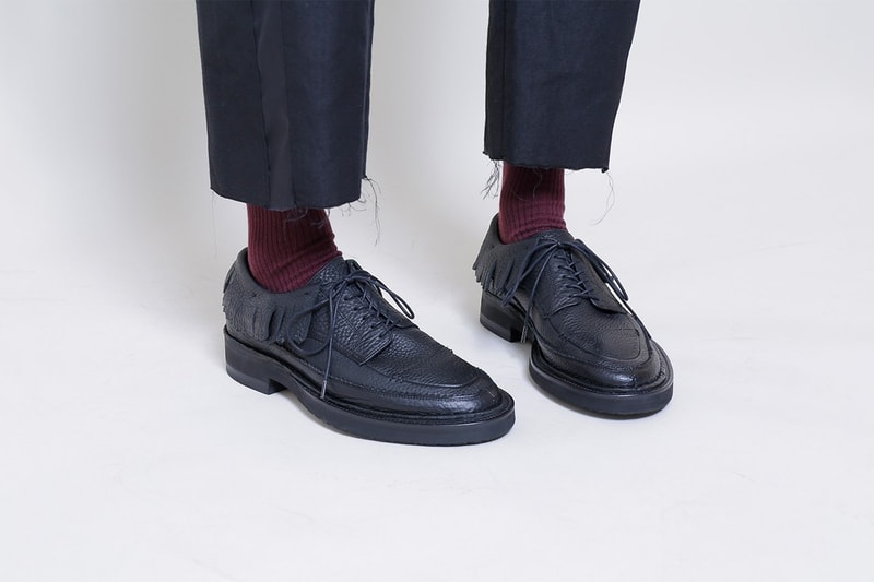 mythography's 2017 Fall/Winter Collection Is an Eclectic Dream Shoes Sandals Leather Wester Brogues Plaid