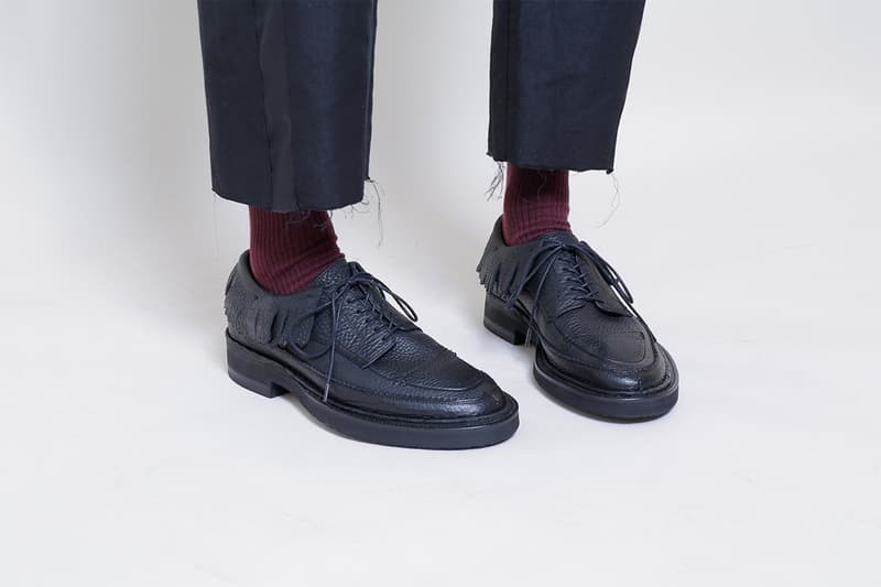 mythography's 2017 Fall/Winter Collection Is an Eclectic Dream Shoes Sandals Leather Wester Brogues Plaid