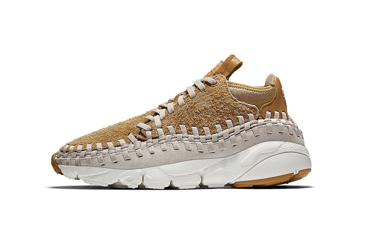 Nike Covers the Air Footscape Woven Chukka in Hairy Suede