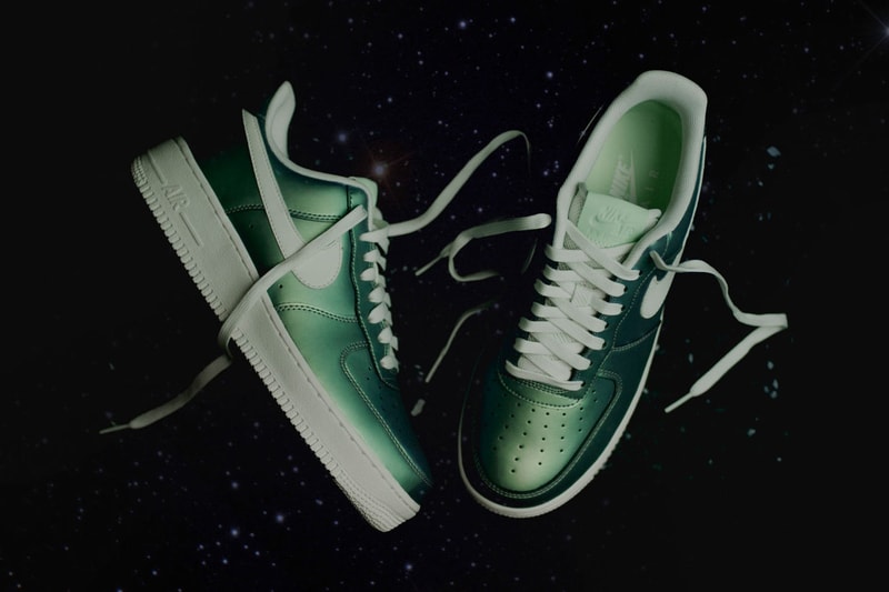 Nike Air Force 1 Gets a Shiny "Fresh Mint" Remix