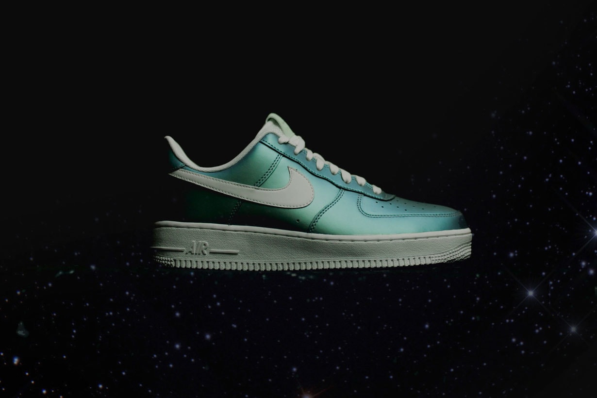 Nike Air Force 1 Gets a Shiny "Fresh Mint" Remix
