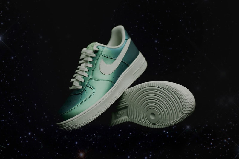 Nike Air Force 1 Gets a Shiny "Fresh Mint" Remix